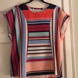 Marie Oliver striped top with bow